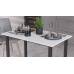 Стол универсальный Knap Ferrum-decor 750x1200x600 Черный металл ДСП Белый 16 мм (FRD-106346)