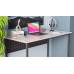 Стол письменный Майк Ferrum-decor 75x140x70 Черный металл ДСП Бетон 16 мм (FRD-106537)