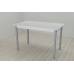 Стіл кухонний Ferrum-decor Маріо 75x120x80 Сірий ДСП Біле 16мм (FRD-106202)