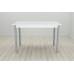 Стіл кухонний Ferrum-decor Маріо 75x120x80 Сірий ДСП Біле 16мм (FRD-106202)