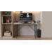 Стіл письмовий TIME Тайм Ferrum-decor 750x1200x600 Чорний метал ДСП Бетон 16 мм (FRD-104891)