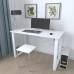 Письмовий стіл Ferrum-decor Драйв 750x1400x600 Білий метал ДСП Білий 16 мм (FRD-103143)