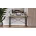 Письмовий стіл Ferrum-decor Серії Коннект 75x120x600 чорний ДСП Дуб Сонома 16мм (FRD-104204)