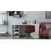Стол-тумба трансформер Смарт 1/2 Ferrum-decor 750x1450x600 ДСП Бетон 16 мм (FRD-105080)
