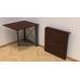 Стол-книга трансформер Орион 1 Ferrum-decor 750x810x730 Черный металл ДСП Венге Магия 16 мм (FRD-105426)