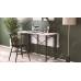 Стіл-книга трансформер Оріон 3 Ferrum-decor 750x1150x880 Чорний метал ДСП Білий 16 мм (FRD-105081)
