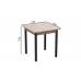 Стіл кухонний Ferrum-decor Агата 75x70x70 Чорний ДСП Сан-Марино 16мм (FRD-105668)