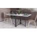 Стол-книга трансформер Орион 2 Ferrum-decor 750x1520x730 Черный металл ДСП Белый 16 мм (FRD-104583)