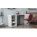 Стол-тумба трансформер Смарт 1/1 Ferrum-decor 750x1450x500 ДСП Бетон 16 мм (FRD-105073)