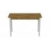 Стіл кухонний Ferrum-decor Маріо 75x120x70 Білий ДСП Дуб Артизан 16мм (FRD-105729)
