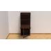 Стіл книга з етажеркою Практик 2 Ferrum-decor 1555x640x990 Чорний метал ДСП Венге Магія 16 мм (FRD-105393)