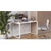 Письмовий стіл Ferrum-decor Серії Коннект 75x120x600 білий ДСП Білий 16мм (FRD-104207)