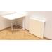 Стол-книга трансформер Орион 1 Ferrum-decor 750x810x730 Белый металл ДСП Белый 16 мм (FRD-104604)