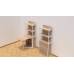 Стіл книга з етажеркою Практик 2 Ferrum-decor 1555x640x990 Білий метал ДСП Дуб Сонома 16 мм (FRD-104635)