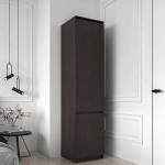 Шкаф-пенал для одежды на 6 полок, венге темный