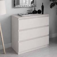 Комод с тремя ящиками без ручек, кашемир