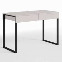 Стол компьютерный письменный Лофт с двумя ящиками FMX-02, кашемир