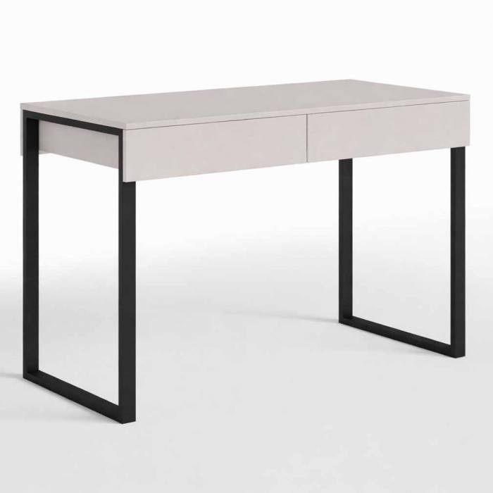 Стол компьютерный письменный Лофт с двумя ящиками FMX-02, цвет кашемир