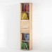 Полка-стеллаж книжная для дома, офиса, с выдвижными ящиками, цвет дуб сонома