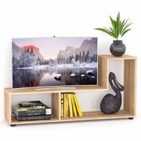 Полиця для книг універсальна, стелаж, тумба для ТБ, дуб сонома