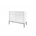 Комод Perfect Home Нова / Nova 2-дверний з 2 шухлядами і чорними ніжками KSZ104 Білий (PFH-091216) Комод Perfect Home Нова / Nova 2-дверний з 2 шухлядами і чорними ніжками KSZ104 Білий (PFH-091216)