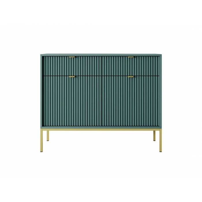 Комод Perfect Home Нова / Nova 2-дверний з 2 шухлядами і золотими ніжками KSZ104 Лабрадор (PFH-091497) Комод Perfect Home Нова / Nova 2-дверний з 2 шухлядами і золотими ніжками KSZ104 Лабрадор (PFH-091497)