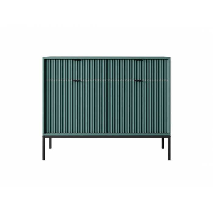 Комод Perfect Home Нова / Nova 2-дверний з 2 шухлядами і чорними ніжками KSZ104 Лабрадор (PFH-091500) Комод Perfect Home Нова / Nova 2-дверний з 2 шухлядами і чорними ніжками KSZ104 Лабрадор (PFH-091500)