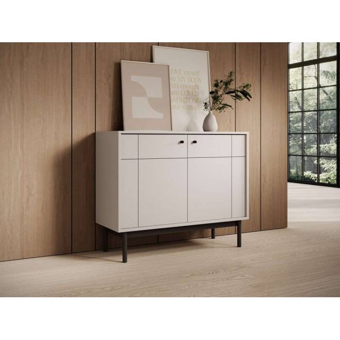 Комод Perfect Home Джапанді / Japandi K104 2-дверний Кашемір (PFH-091469) Комод Perfect Home Джапанді / Japandi K104 2-дверний Кашемір (PFH-091469)