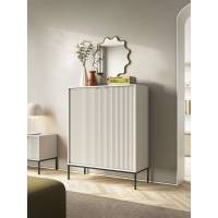 Комод високий Perfect Home Нова / Nova 2-дверний з чорними ніжками K104 Кашемір (PFH-091236) Комод високий Perfect Home Нова / Nova 2-дверний з чорними ніжками K104 Кашемір (PFH-091236)