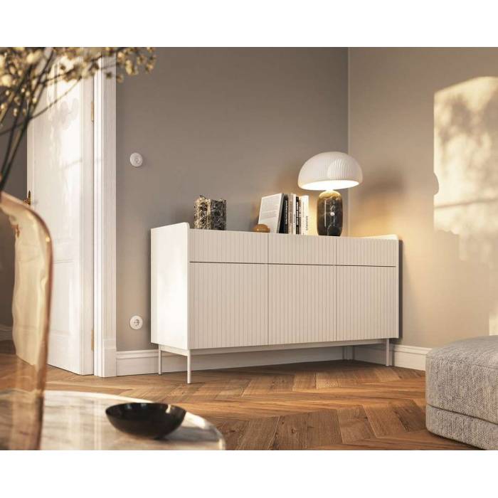 Комод Perfect Home Левел / Level 3-дверний з 3 шухлядами 3D3S/153 Беж/дуб сканді (PFH-091155) Комод Perfect Home Левел / Level 3-дверний з 3 шухлядами 3D3S/153 Беж/дуб сканді (PFH-091155)