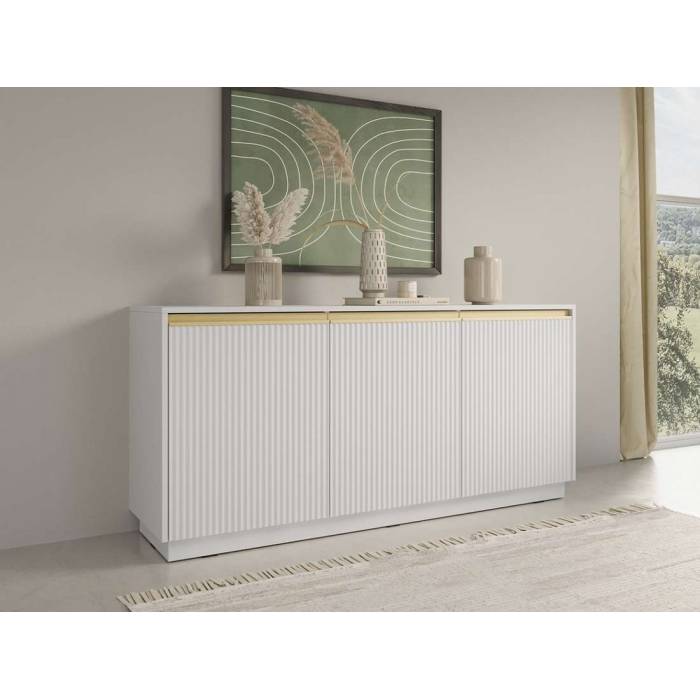 Комод Perfect Home Роял / Royal K154 3-дверний Білий (PFH-091292) Комод Perfect Home Роял / Royal K154 3-дверний Білий (PFH-091292)