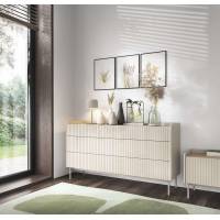 Комод Perfect Home Левел / Level з 6 шухлядами 6S/153 Беж/дуб сканді (PFH-091156)