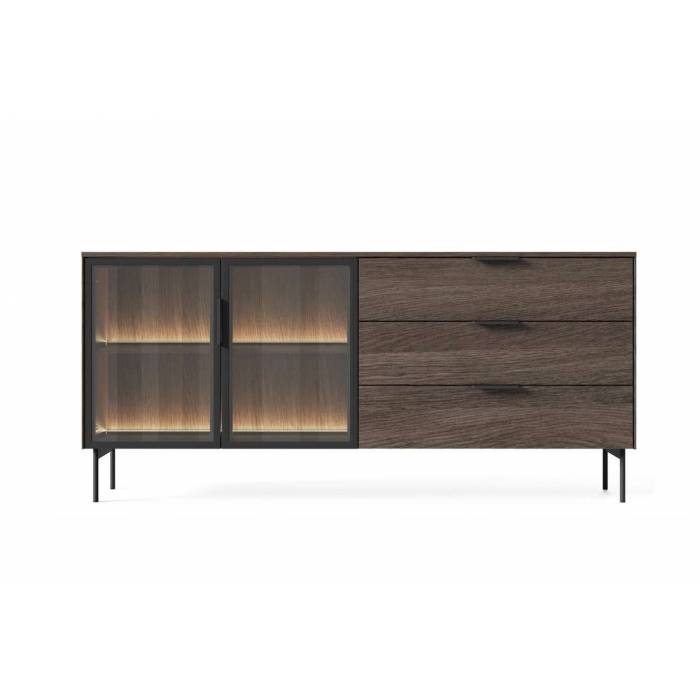 Комод з підсвіткою Perfect Home Лумі / Lumi 2D3S/181 2-дверний з 3 шухлядами Дуб дунін (PFH-091385) Комод з підсвіткою Perfect Home Лумі / Lumi 2D3S/181 2-дверний з 3 шухлядами Дуб дунін (PFH-091385)