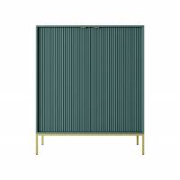 Комод високий Perfect Home Нова / Nova 2-дверний з золотими ніжками K104 Лабрадор (PFH-091496)