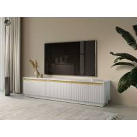 Тумба під ТВ Perfect Home Роял / Royal RTV180 3-дверна Білий (PFH-091294)