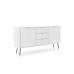 Комод Perfect Home Зова / Zova 2-дверний з 3 шухлядами і чорними ніжками KSZ168 Білий (PFH-091279) Комод Perfect Home Зова / Zova 2-дверний з 3 шухлядами і чорними ніжками KSZ168 Білий (PFH-091279)