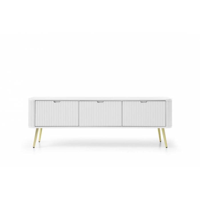 Тумба під телевізор Perfect Home Зова / Zova 3-дверна з золотими ніжками RTV168 Білий (PFH-091273) Тумба під телевізор Perfect Home Зова / Zova 3-дверна з золотими ніжками RTV168 Білий (PFH-091273)