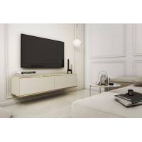Тумба під телевізор навісна Perfect Home Оро / Oro 2-дверна RTV135 Бежевий (PFH-091351)