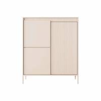 Комод високий Perfect Home Сенсо / Senso 3-дверний 3D Беж (PFH-091106)