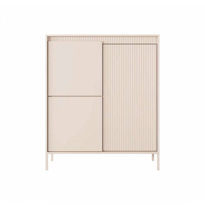Комод високий Perfect Home Сенсо / Senso 3-дверний 3D Беж (PFH-091106) Комод високий Perfect Home Сенсо / Senso 3-дверний 3D Беж (PFH-091106)