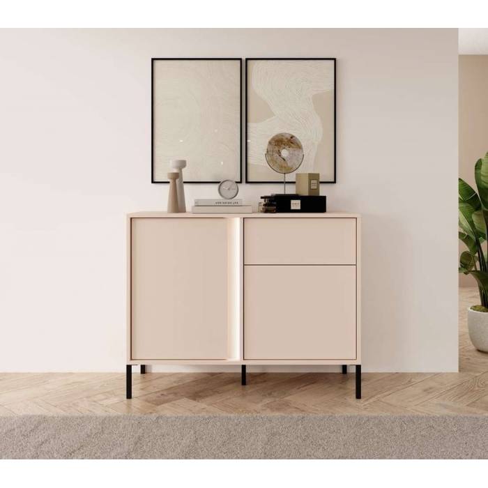 Комод Perfect Home Даст / Dast 2-дверний з 1 шухлядою 2DS/104 Беж (PFH-091006) Комод Perfect Home Даст / Dast 2-дверний з 1 шухлядою 2DS/104 Беж (PFH-091006)