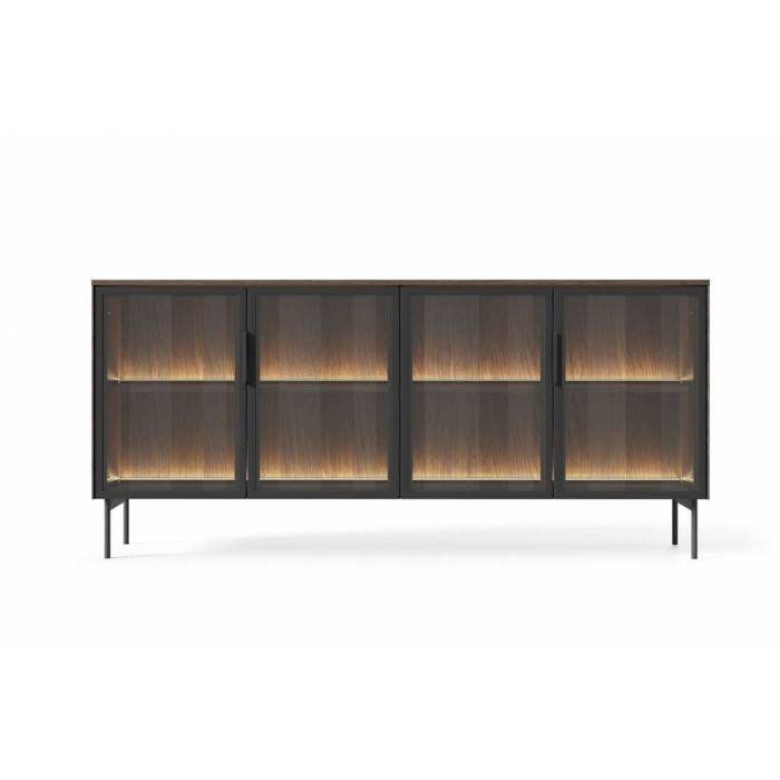 Комод з підсвіткою Perfect Home Лумі / Lumi 4D/181 4-дверний Дуб дунін (PFH-091383) Комод з підсвіткою Perfect Home Лумі / Lumi 4D/181 4-дверний Дуб дунін (PFH-091383)