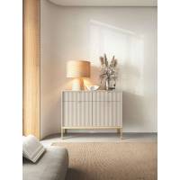 Комод Perfect Home Нова / Nova 2-дверний з 2 шухлядами і золотими ніжками KSZ104 Кашемір (PFH-091223)