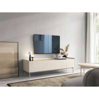 Тумба під телевізор Perfect Home Левел / Level 2-дверна 2D/181 Беж/дуб сканді (PFH-091159)