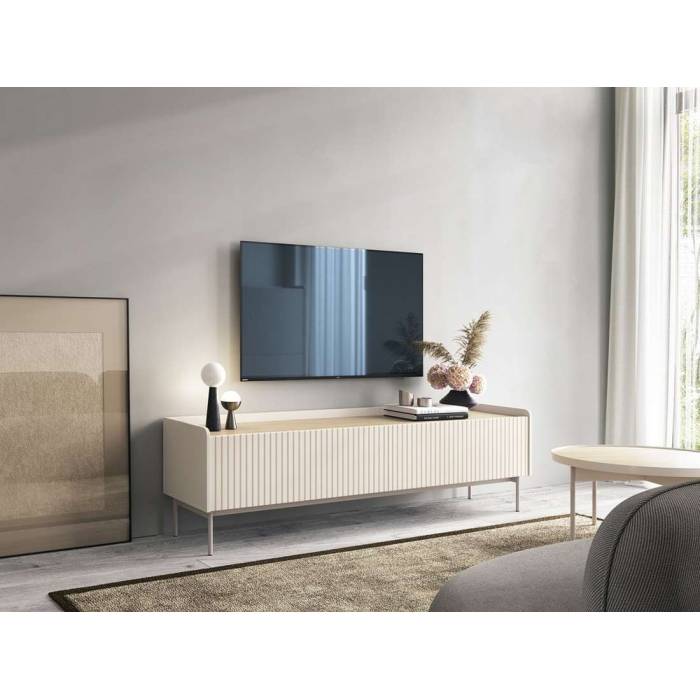 Тумба під телевізор Perfect Home Левел / Level 2-дверна 2D/181 Беж/дуб сканді (PFH-091159) Тумба під телевізор Perfect Home Левел / Level 2-дверна 2D/181 Беж/дуб сканді (PFH-091159)