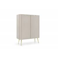 Комод Perfect Home Зова / Zova 2-дверний з золотими ніжками K103 Кашемір (PFH-091284)
