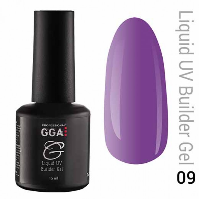 Рідкий гель №09 Liquid Builder Gel GGA Professional