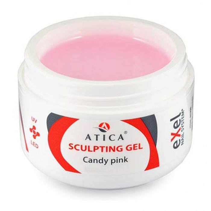 Скульптурний гель Атіка Candy Pink 15 мл