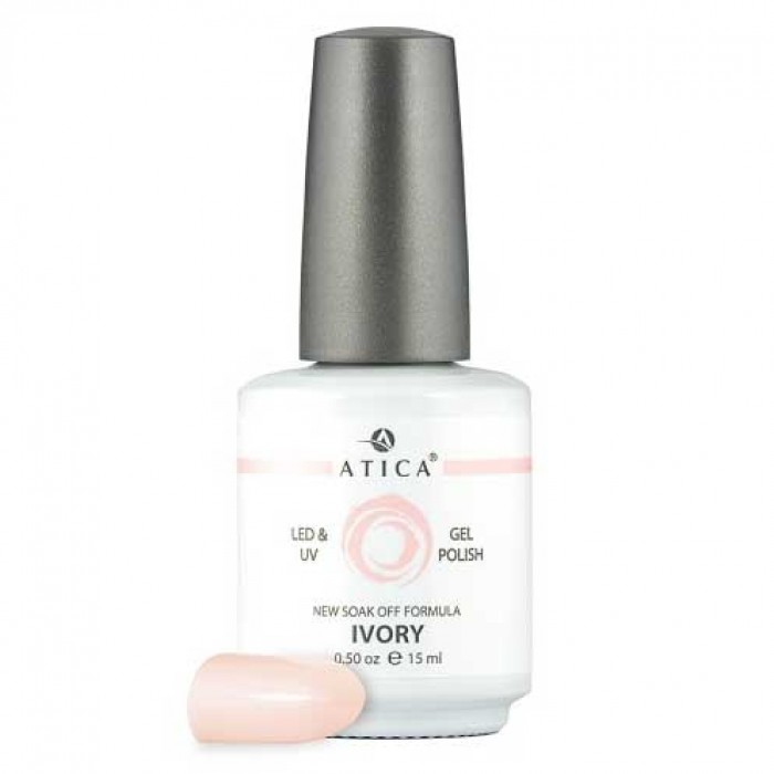 Гель лак Атіка № 054 Ivory 7,5 мл