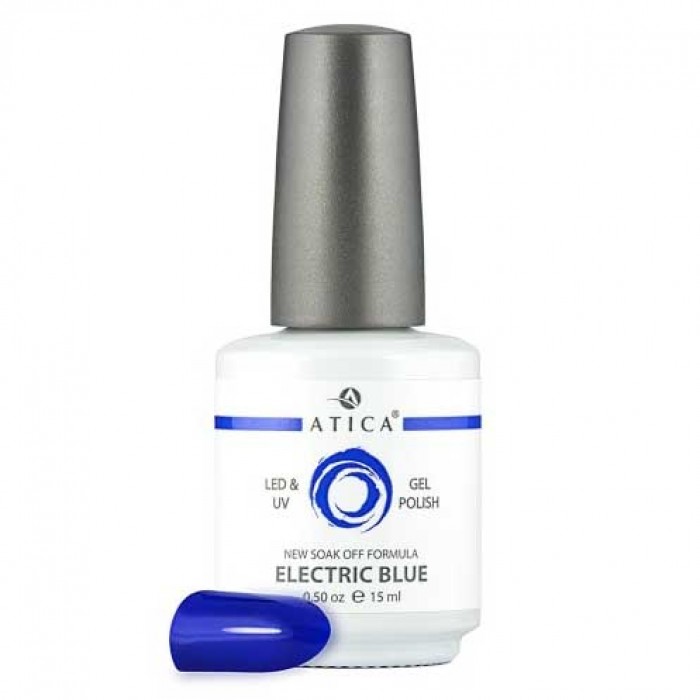 Гель лак Атіка № 064 Electric Blue 7,5 мл
